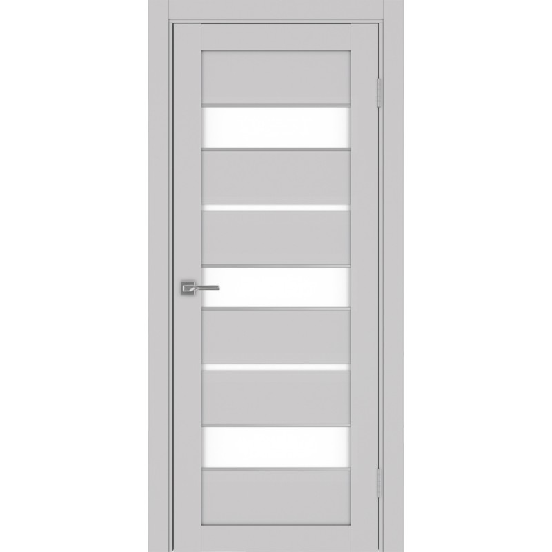 Межкомнатная дверь Турин 526.122 АПП молдинг SC, цвет пепельный, заполнение LACбелый, размер 200*80 см.