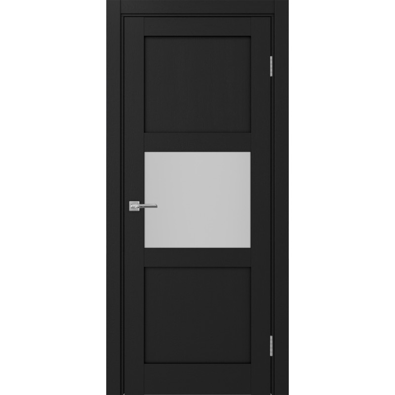 Межкомнатная дверь Турин 530.121, цвет Антрацит стекло Мателюкс, размер 80*200 см.