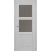 Турин 530.221, цвет дуб серый FL, стекло Пунта бронзовое, размер 30*200 см.