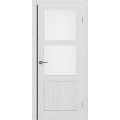 Турин 530.221, цвет Ясень серебристый стекло Мателюкс, размер 80*200 см.