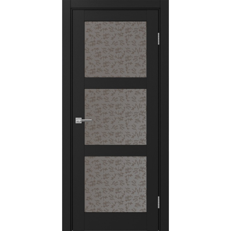 Межкомнатная дверь Турин 530.222, цвет Антрацит стекло Дали бронзовое, размер 80*200 см.