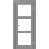 Турин 530.222, цвет Серый стекло LACбелый, размер 80*200 см.