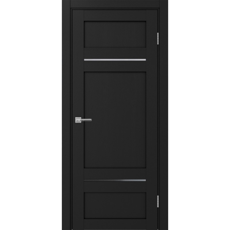 Межкомнатная дверь Турин 532.12121, цвет Антрацит стекло Мору, размер 80*200 см.