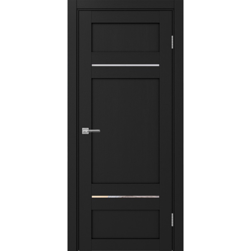 Межкомнатная дверь Турин 532.12121, цвет Антрацит стекло Прозрачное, размер 80*200 см.