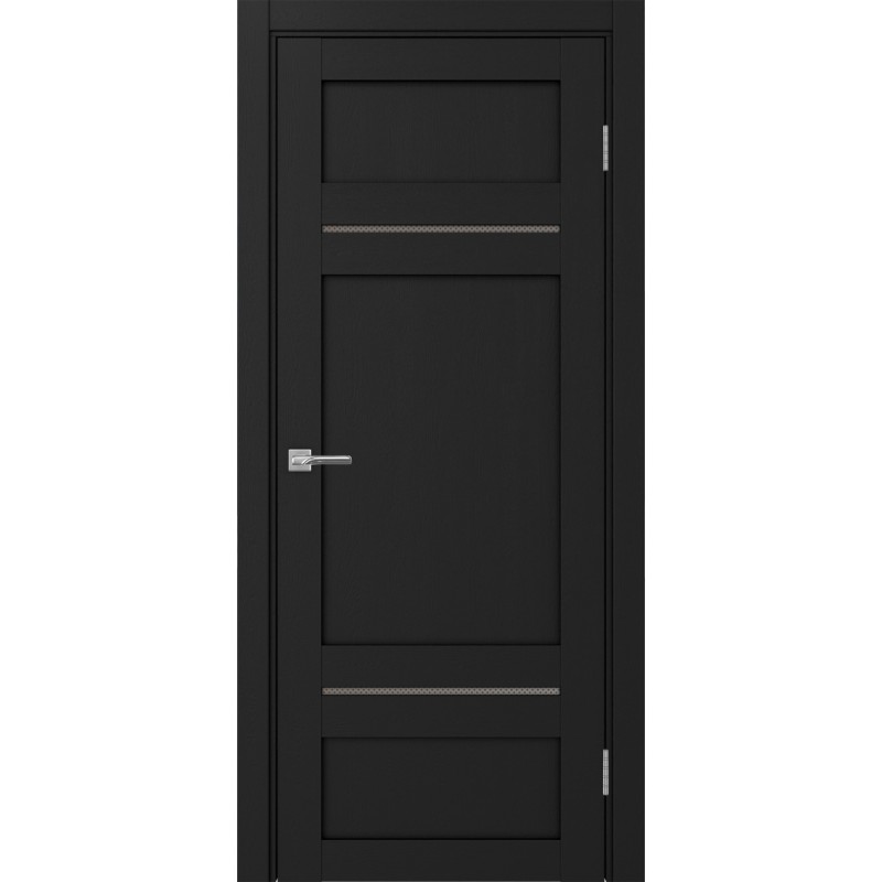 Межкомнатная дверь Турин 532.12121, цвет Антрацит стекло Пунта бронзовое, размер 80*200 см.