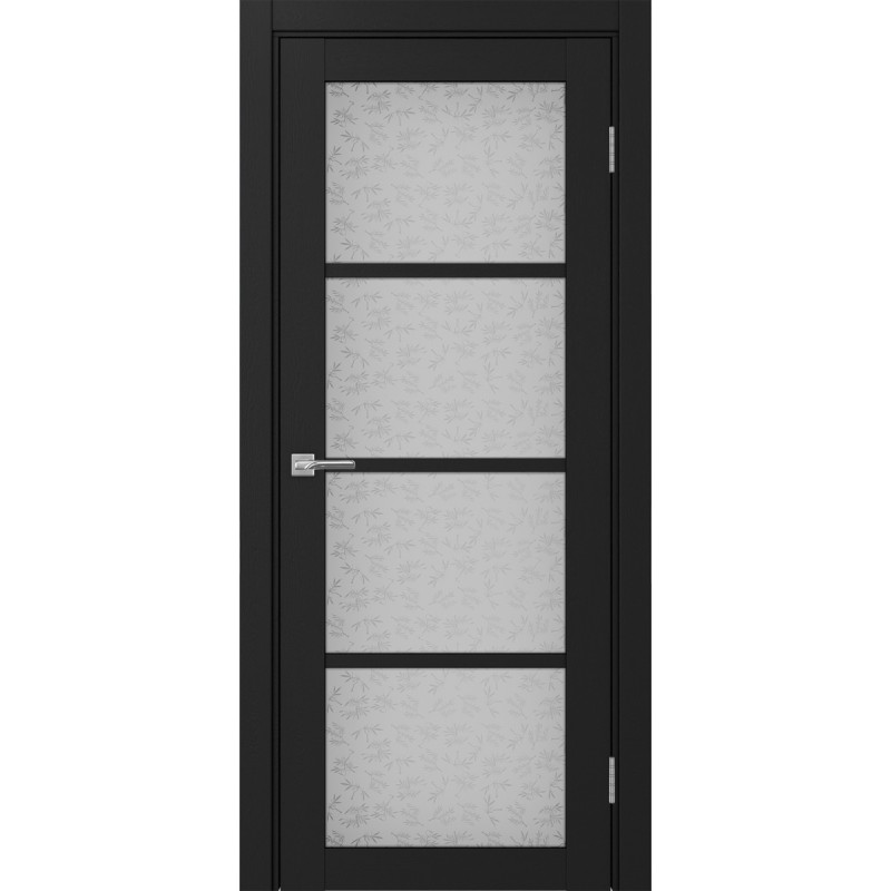 Межкомнатная дверь Турин 540.2222, цвет Антрацит стекло Дали бесцветное, размер 80*200 см.