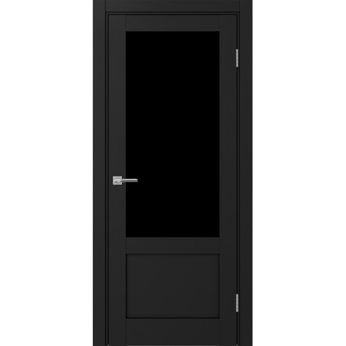 Турин 540ПФ.21, цвет Антрацит стекло LACчерный, размер 80*200 см.