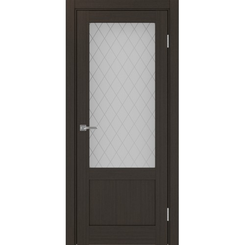 Турин 540ПФ.21, цвет венге FL, заполнение Кристалл бесцветное, размер 200*80 см.