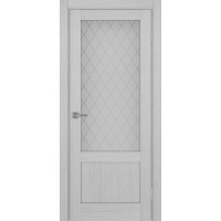 Турин 540ПФ.21, цвет Дуб Серый FL стекло Кристалл б.цв размер 80*200 см.