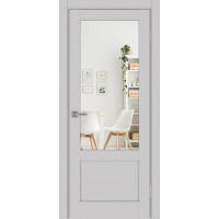 Турин 540ПФ.21, цвет пепельный, заполнение Зеркало/Зеркало, размер 200*80 см.