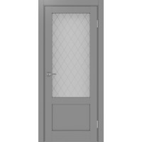 Турин 540ПФ.21, цвет Серый стекло Кристалл б.цв размер 80*200 см.