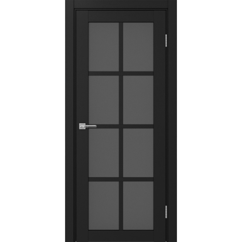 Межкомнатная дверь Турин 541.2222, цвет Антрацит стекло Графит матовое, размер 80*200 см.