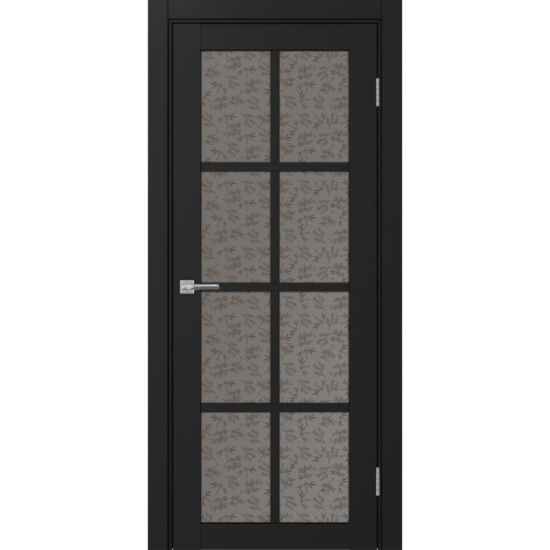 Межкомнатная дверь Турин 541.2222, цвет Антрацит стекло Дали бронзовое, размер 80*200 см.