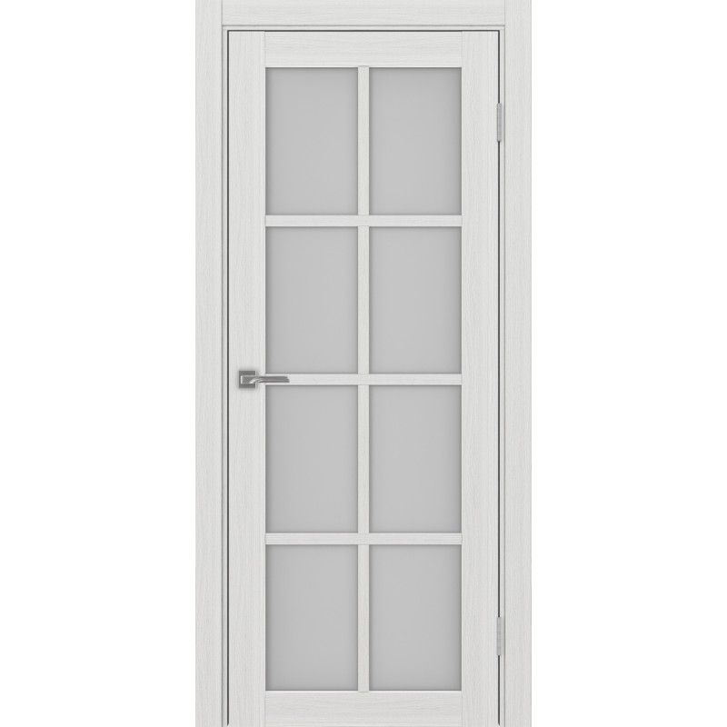 Межкомнатная дверь Турин 541.2222, цвет ясень серебристый, заполнение Мателюкс, размер 200*80 см.