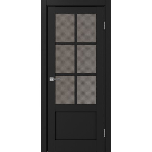 Турин 541ПФ.2221, цвет Антрацит стекло Пунта бронзовое, размер 80*200 см.