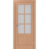 Турин 541ПФ.2221, цвет ясень тёмный, стекло Мателюкс, размер 80*200 см.