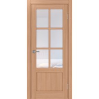 Турин 541ПФ.2221, цвет ясень тёмный, стекло Прозрачное, размер 80*200 см.