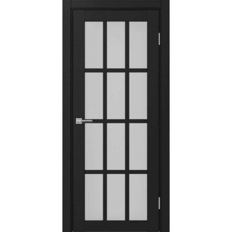 Межкомнатная дверь Турин 542.2222, цвет Антрацит стекло Мателюкс, размер 80*200 см.