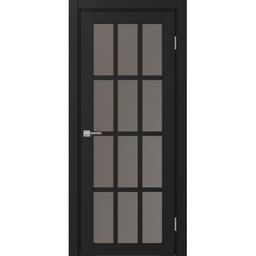 Турин 542.2222, цвет Антрацит стекло Пунта бронзовое, размер 80*200 см.