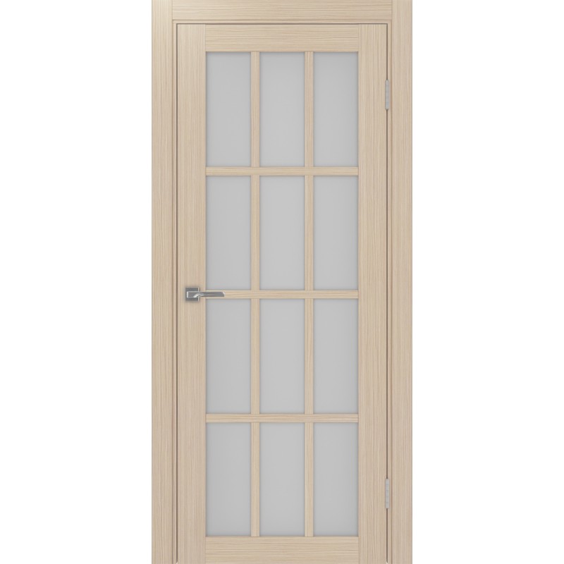 Межкомнатная дверь Турин 542.2222, цвет Дуб беленый FL стекло Мателюкс, размер 80*200 см.