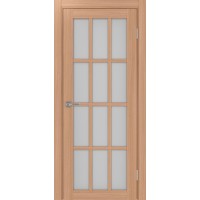 Турин 542.2222, цвет ясень тёмный, стекло Мателюкс, размер 80*200 см.