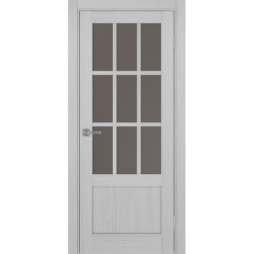 Турин 542ПФ.2221, цвет дуб серый FL, заполнение Бронза матовое, размер 200*80 см.