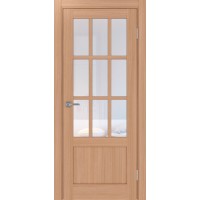 Турин 542ПФ.2221, цвет ясень тёмный, стекло Прозрачное, размер 80*200 см.