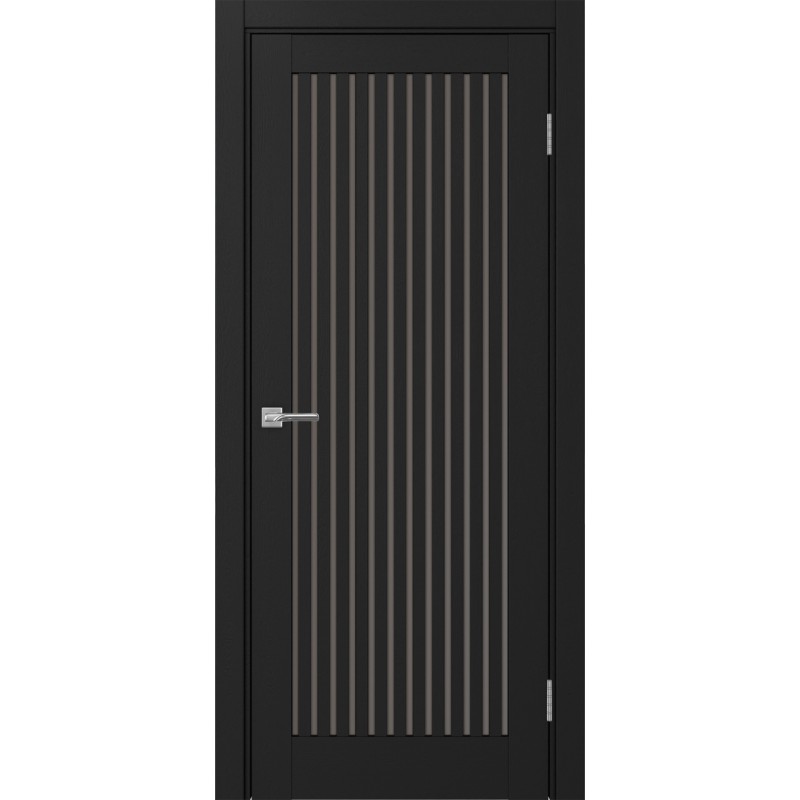 Межкомнатная дверь Турин 543.2, цвет Антрацит стекло Бронза матовое, размер 80*200 см.