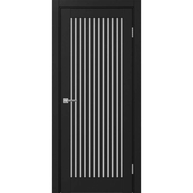 Межкомнатная дверь Турин 543.2, цвет Антрацит стекло Мателюкс, размер 80*200 см.