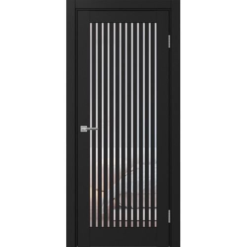 Турин 543.2, цвет Антрацит стекло Прозрачное, размер 80*200 см.