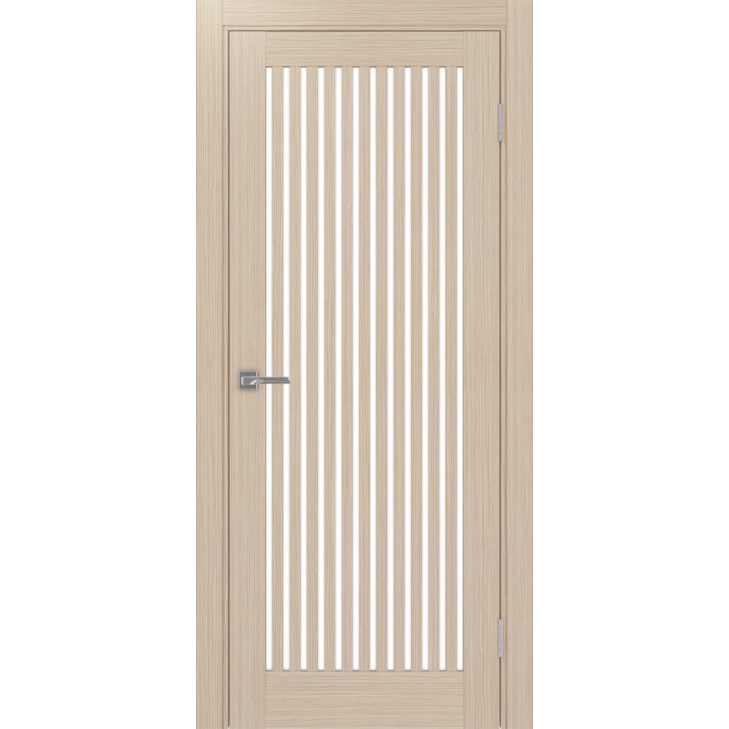 Межкомнатная дверь Турин 543.2, цвет Дуб беленый FL стекло LACбелый, размер 80*200 см.