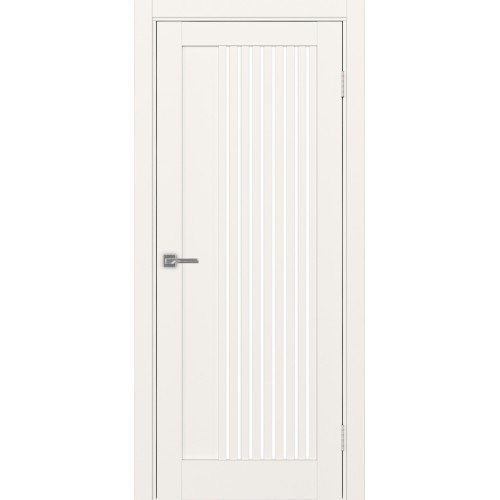 Турин 544.12, цвет Бежевый стекло LACбелый, размер 80*200 см.