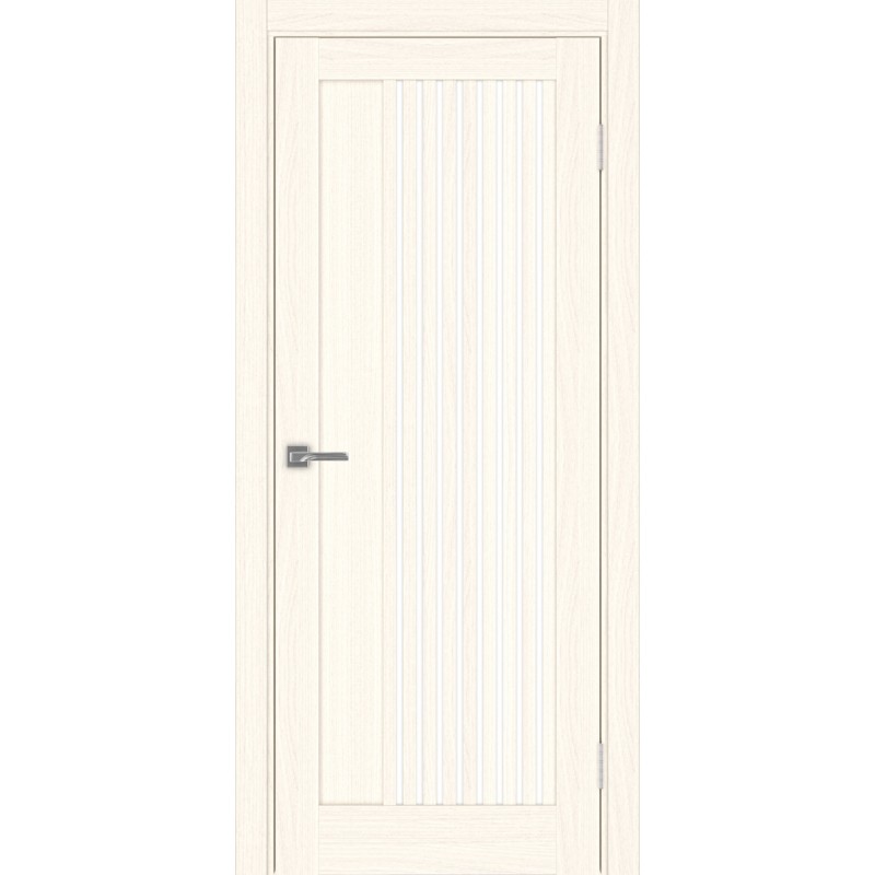 Межкомнатная дверь Турин 544.12, цвет ясень светлый, заполнение LACбелый, размер 200*80 см.