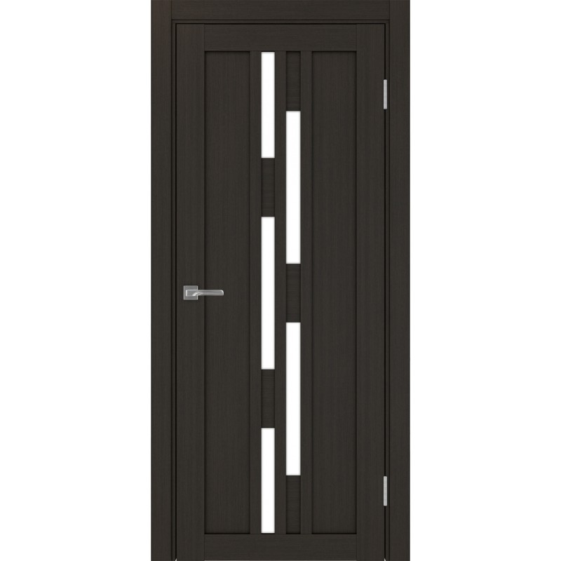 Межкомнатная дверь Турин 551.121, цвет Венге FL стекло LACбелый, размер 80*200 см.