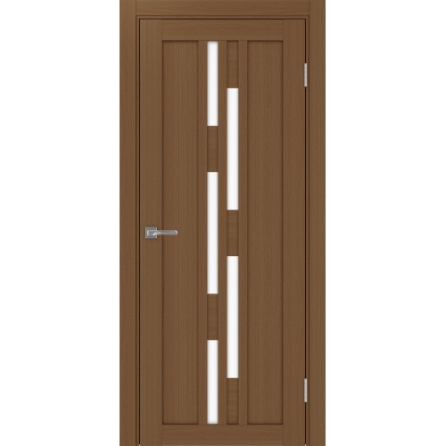 Турин 551.121, цвет Орех NL стекло LACбелый, размер 80*200 см.