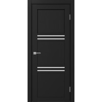 Турин 553.12, цвет Антрацит стекло LACбелый, размер 80*200 см.