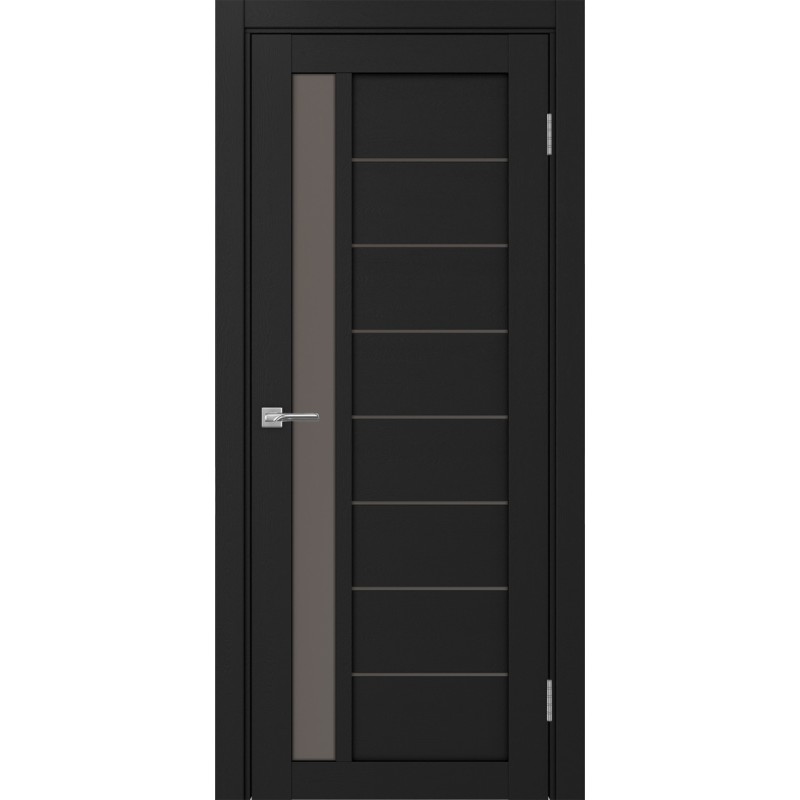 Межкомнатная дверь Турин 554.21, цвет Антрацит стекло Бронза матовое, размер 80*200 см.