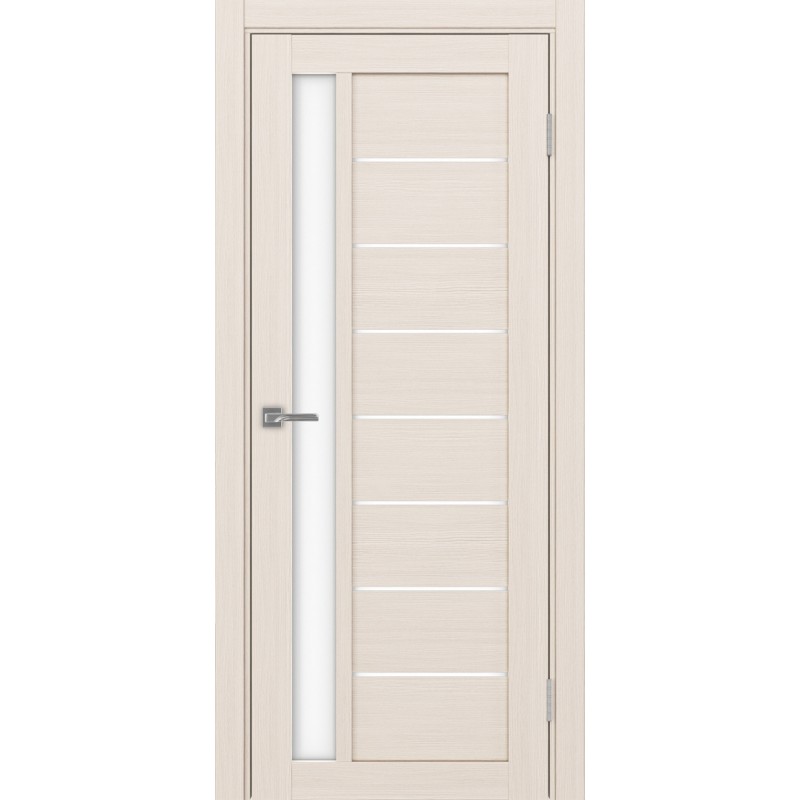 Межкомнатная дверь Турин 554.21, цвет ясень перламутровый, заполнение LACбелый, размер 200*80 см.