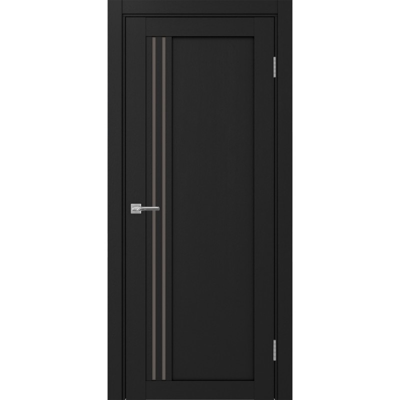 Межкомнатная дверь Турин 555.21, цвет Антрацит стекло Бронза матовое, размер 80*200 см.