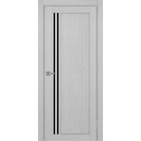 Турин 555.21, цвет дуб серый FL, заполнение LACчерный, размер 200*80 см.