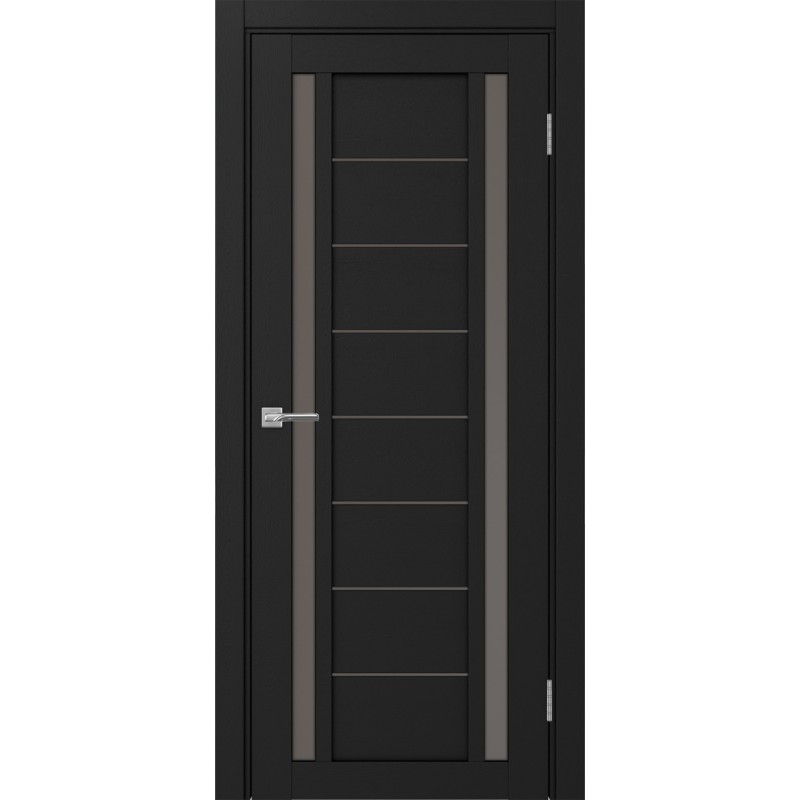 Межкомнатная дверь Турин 558.212, цвет Антрацит стекло Бронза матовое, размер 80*200 см.