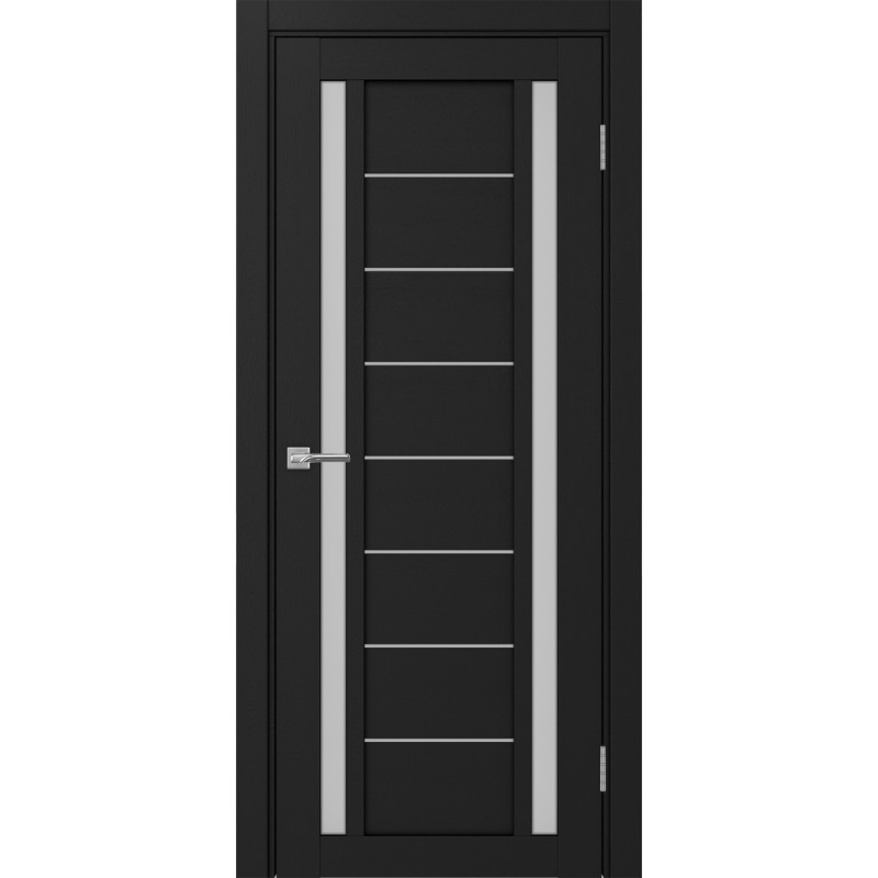 Межкомнатная дверь Турин 558.212, цвет Антрацит стекло Мателюкс, размер 80*200 см.