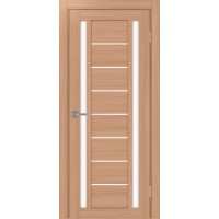 Турин 558.212, цвет ясень тёмный, стекло LACбелый, размер 80*200 см.