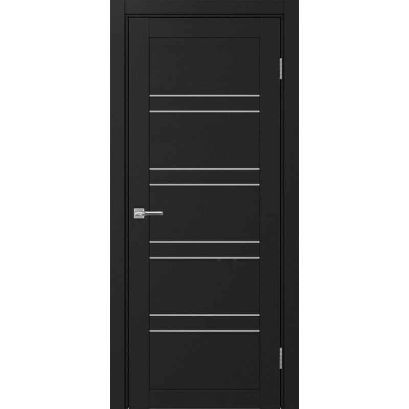 Межкомнатная дверь Турин 560.12, цвет Антрацит стекло Мателюкс, размер 80*200 см.