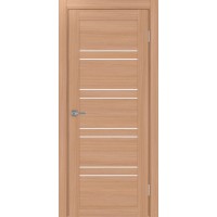 Турин 560.12, цвет ясень тёмный, стекло LACбелый, размер 80*200 см.