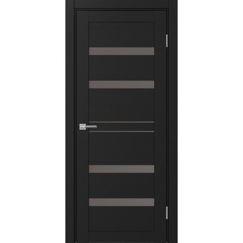 Межкомнатная дверь Турин 561.12, цвет Антрацит стекло Бронза матовое, размер 80*200 см.