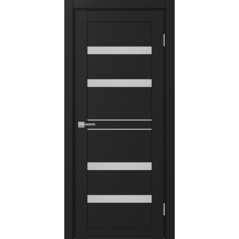 Межкомнатная дверь Турин 561.12, цвет Антрацит стекло Мателюкс, размер 80*200 см.