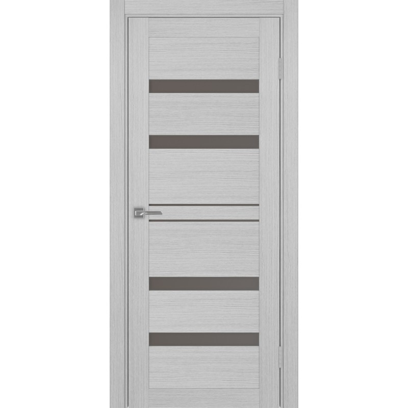 Межкомнатная дверь Турин 561.12, цвет Дуб Серый FL стекло Бронза матовое, размер 80*200 см.