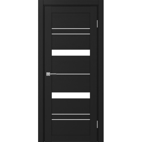 Турин 562.12, цвет Антрацит стекло LACбелый, размер 80*200 см.