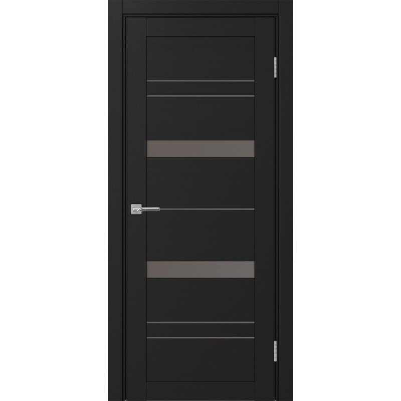 Межкомнатная дверь Турин 562.12, цвет Антрацит стекло Бронза матовое, размер 80*200 см.